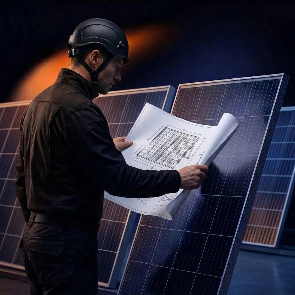 Przemysłowa instalacja fotowoltaiczna dla firm o mocy do 150 kWp